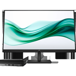 HP Pro Mini 400 G9 Desktop PC Wolf Pro Security Edition + HP Series 3 Pro 23.8 inch FHD Monitor - 324pv Bundle
